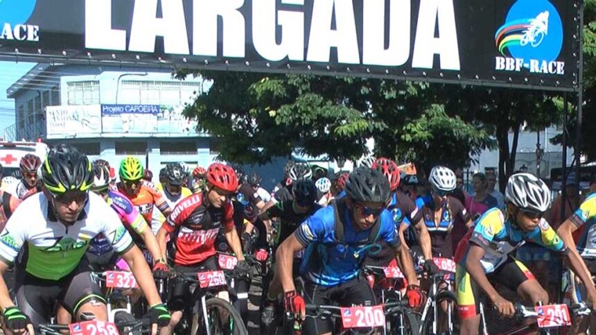 Posse sedia 1ª Prova de MTB em áreas rurais do município