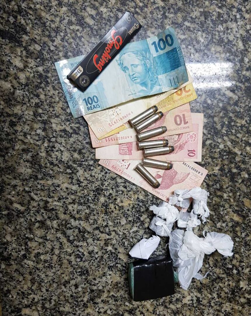 Ação conjunta das Polícias Militar e Municipal resultou na prisão de traficante do Maria Helena