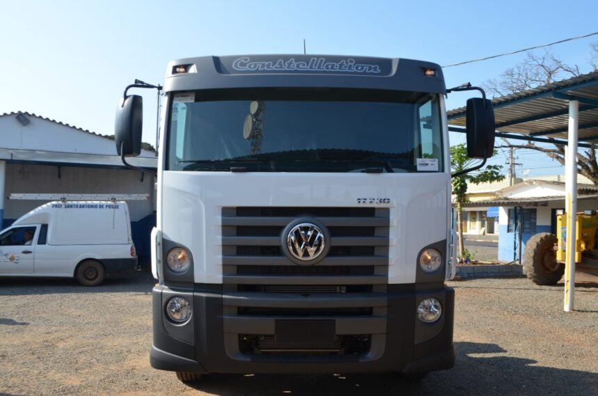 Departamento de Água e Esgoto recebe novo caminhão na segunda-feira, dia 3