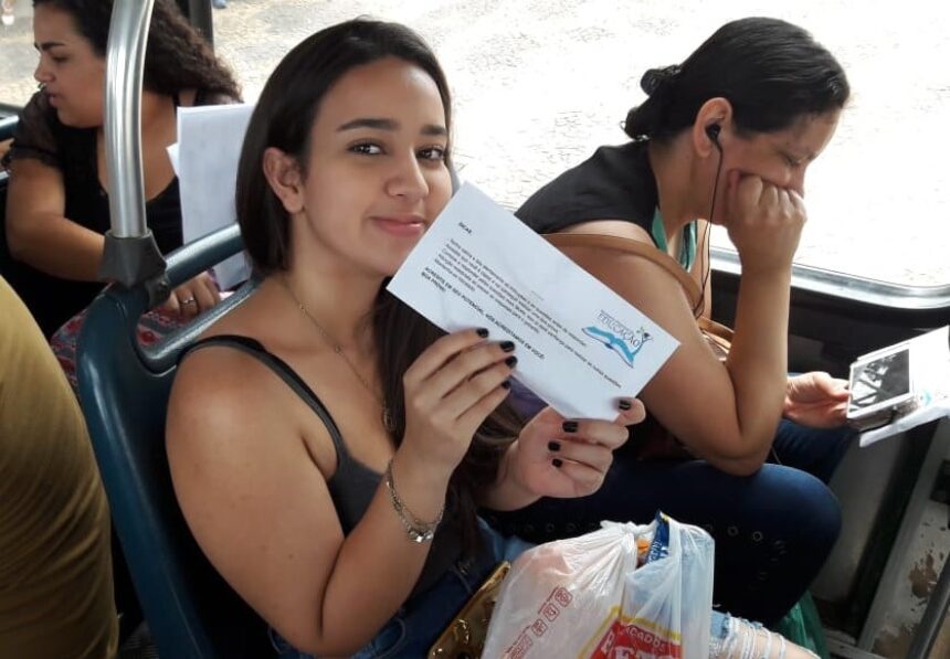 Prefeitura levou cerca de 50 alunos para prestarem o Enem