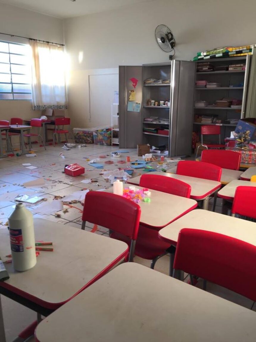 EMEF Mary Rosa é alvo de vandalismo