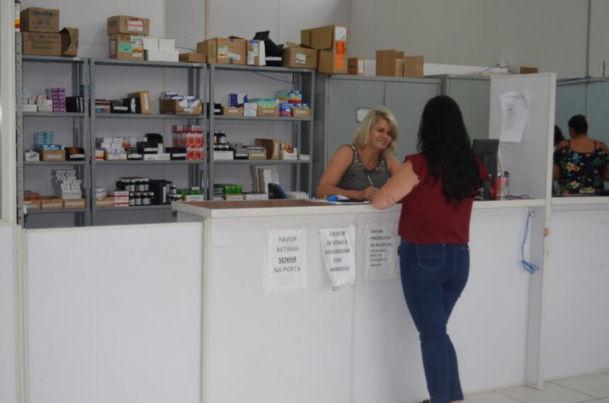 Usuários deverão apresentar cartão SUS na Farmácia Municipal