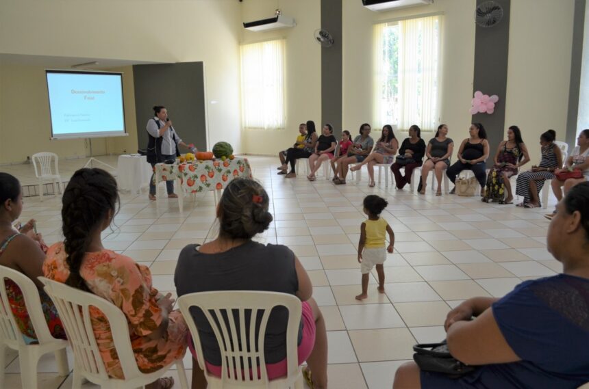 Saúde realiza mais um encontro do Grupo de Gestantes