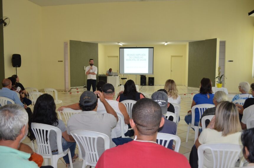 Saúde realiza Reunião Ampliada do Conselho Municipal