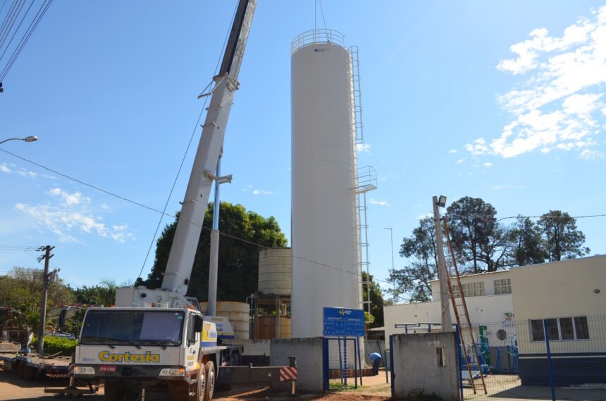 Reservatório de Água é instalado no Rincão