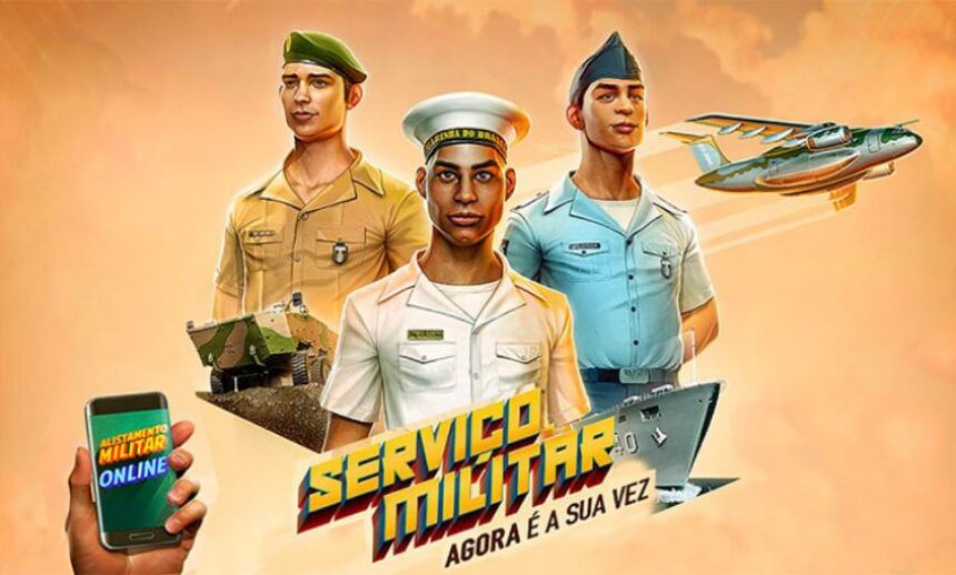 Alistamento militar obrigatório segue pela internet