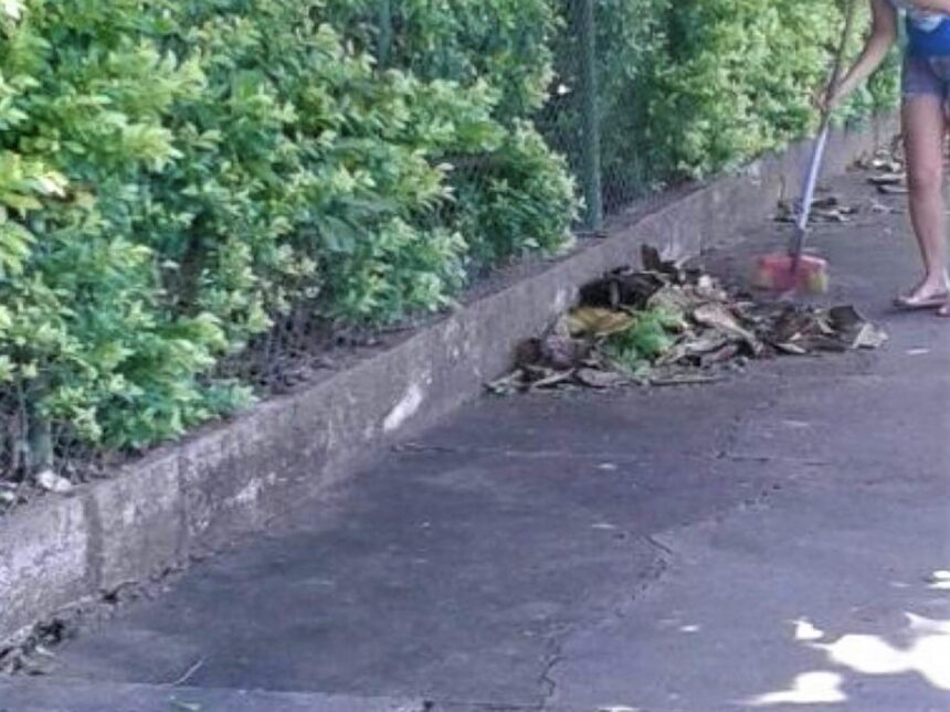Limpeza de calçadas é de responsabilidade dos proprietários dos imóveis