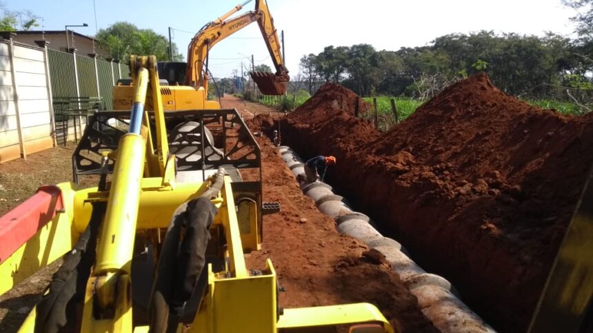 Após TAC, tem início as obras no bairro Chácaras Santo Antônio