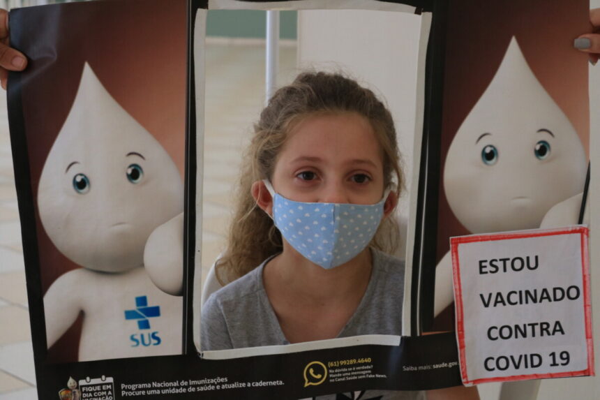 Saúde começa a vacinar as crianças de 5 a 11 anos contra Covid-19