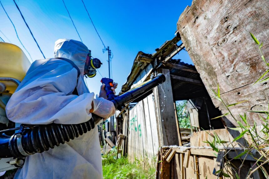 Saúde realiza nebulização e mutirão contra à Dengue
