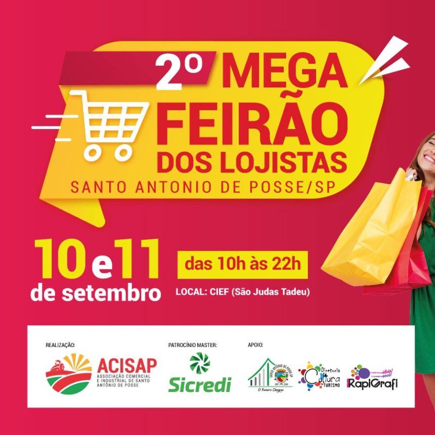 2º Mega Feirão dos Lojistas visa fomentar economia local