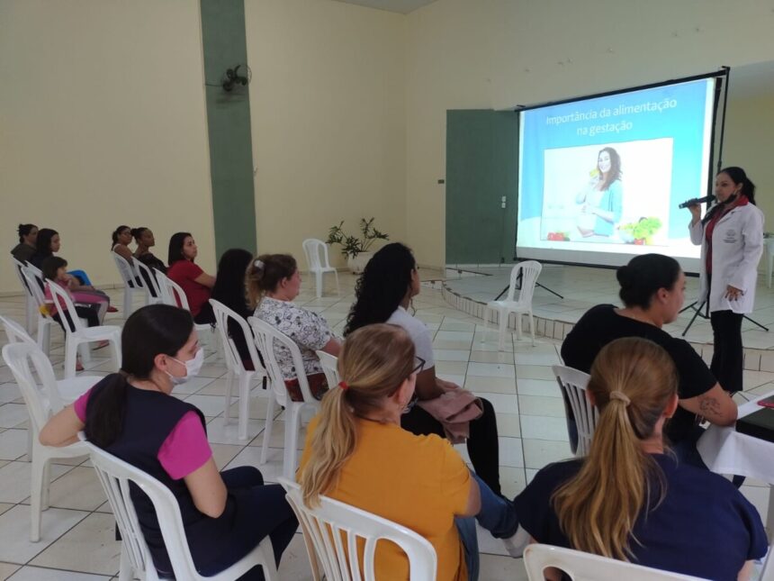 Grupo de Gestantes discute alimentação saudável e cuidados odontológicos durante gestação