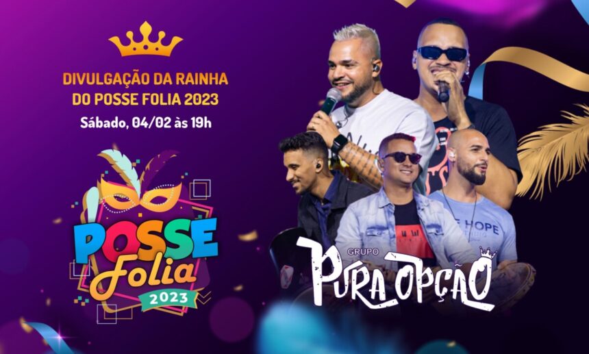Baile de Carnaval abre as atrações do Posse Folia 2023