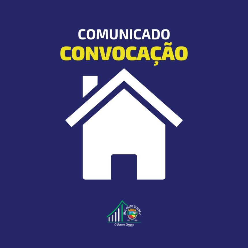 Convocação para regularização de documentos pendentes nos cadastros feitos do programa Minha Casa Minha Vida