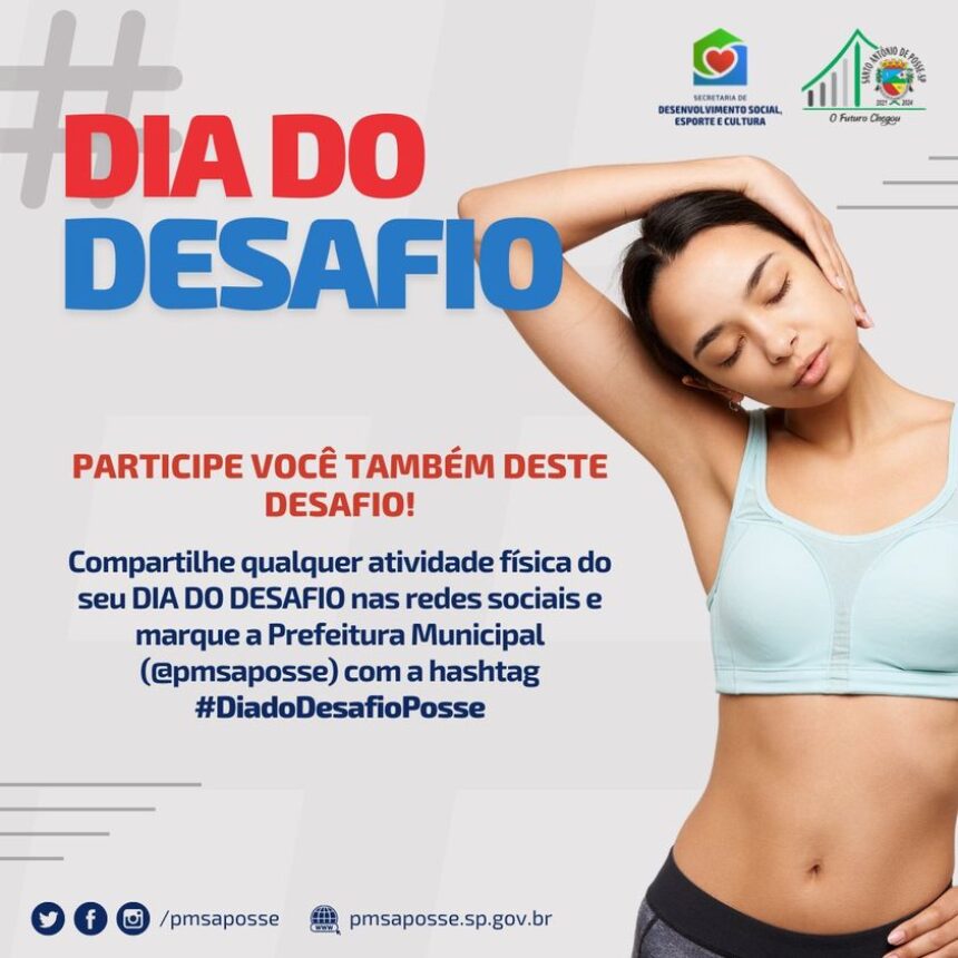 Dia do Desafio incentiva a prática de esportes e atividades físicas