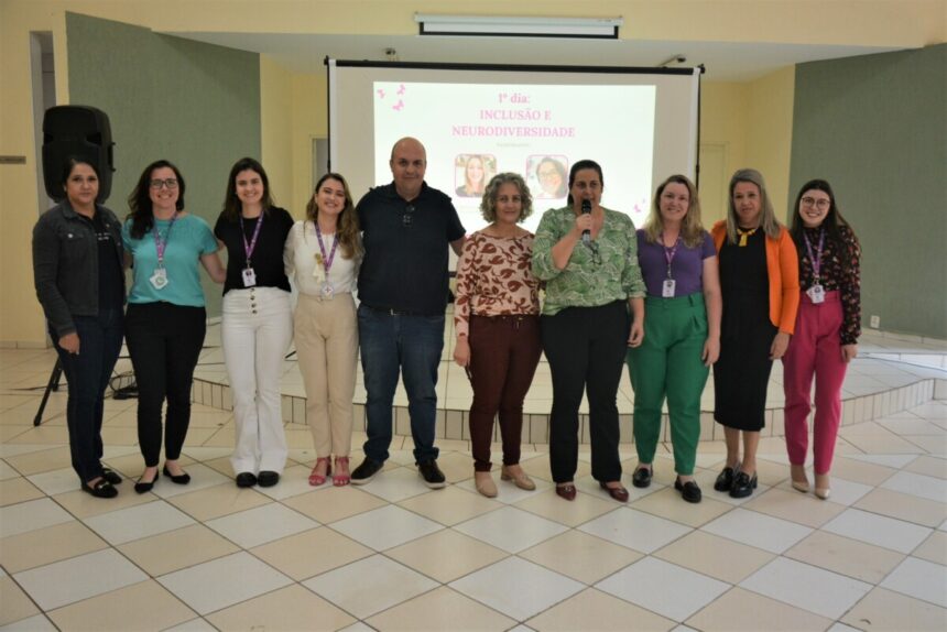 Profissionais da educação participam de capacitação sobre inclusão e neurodiversidade