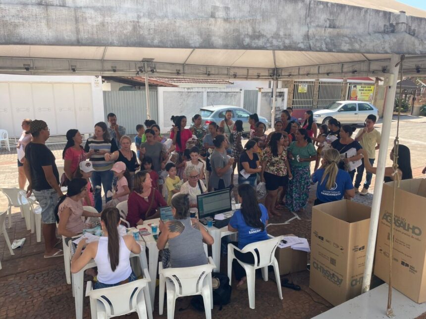 Prefeitura em Ação leva estrutura de serviços para a Praça da Matriz e amplia inscritos na Tarifa Social de Água