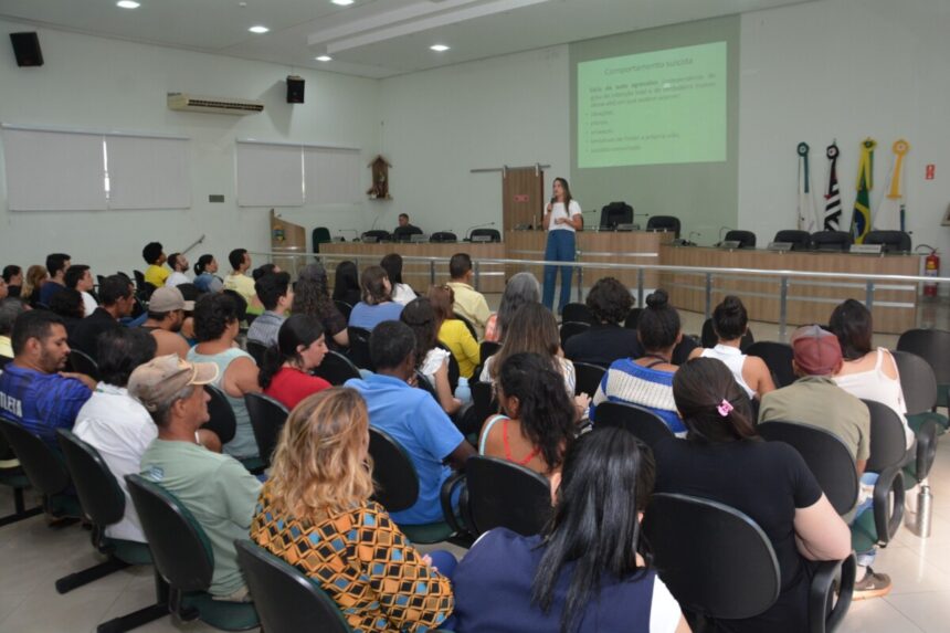 Saúde promove palestra em alusão ao Setembro Amarelo
