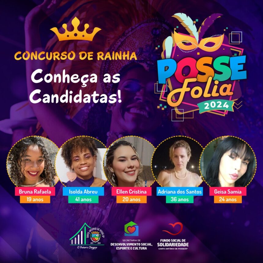 Votação – Escolha a Rainha do Posse Folia 2024
