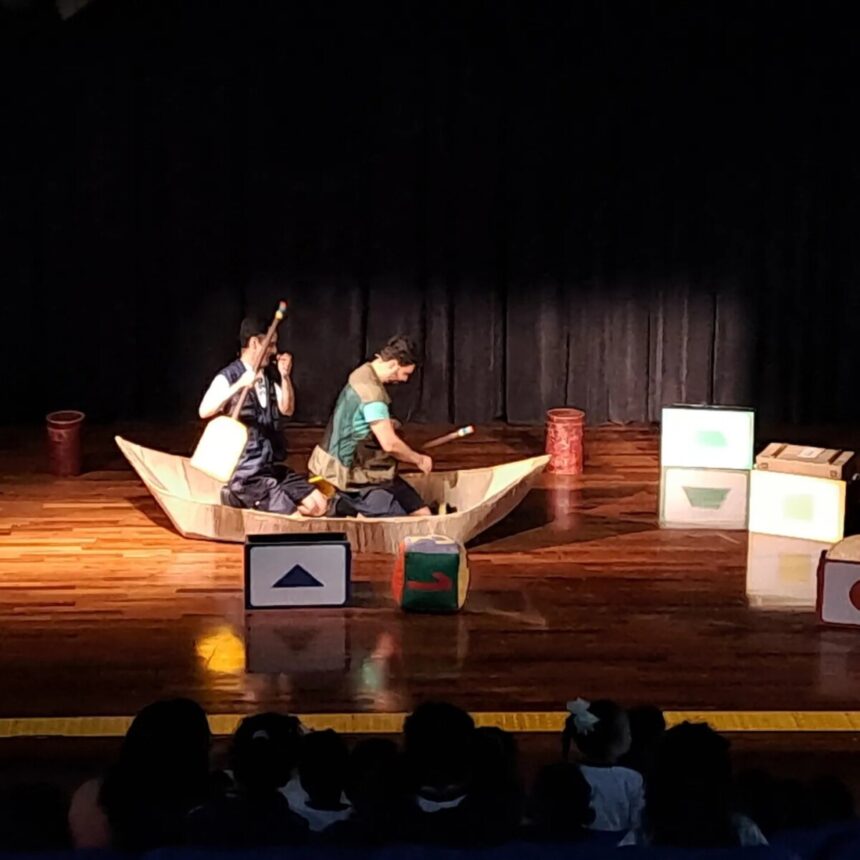 Espetáculo infantil leva arte e diversão para alunos da rede pública de ensino