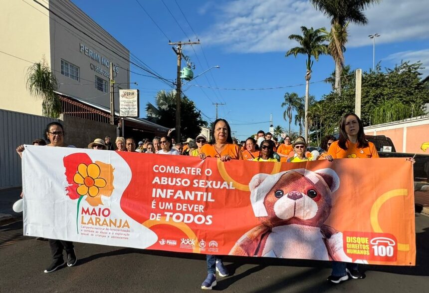 Caminhada do Maio Laranja mobiliza mais de 300 pessoas