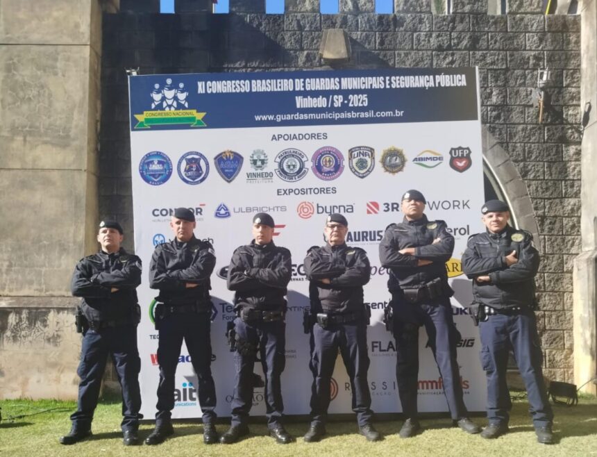 Guardas Municipais representam o município em congresso nacional de segurança pública
